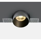 BLACK TRIMLESS GU10 10W DARK LIGHT
