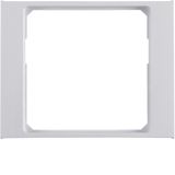 Adapter ring for centre plate 50 x 50 mm, K.1, p. white glossy