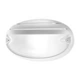 CHIP OVALE 30 GRILL WIT E27
