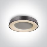 BRUSHED ANTHRACITE PLAFO 50W WW IP20 230V