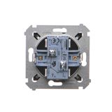 Hotel room switch with indicator light, 10A, anthracite, metalic, 2A