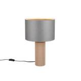 Canio table lamp 48 cm E27 wood/grey
