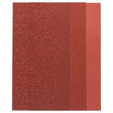 25-piece sanding sheet set for orbital sanders, grit 60, 80, 120, 240 G= 60, 80, 120, 240, no holes