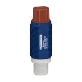 PHOTOELECTRIC SENSOR CYLINDRICAL PLASTIC ANGLE THRU BEAM TRANSMITTER S