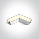 38152RC/W/V WHITE CORNER FOR 38152R 14W CCTV PV 230V