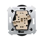 Double socket outlet with Schuko earthing and shutters, (Complete product), 16A, 250V, Screw, Silver matt, metalic