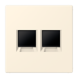 Centre plate for MJ f. 2 sockets LC4320B LC1969-2WE245