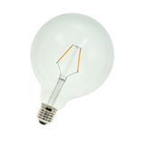 LED Filament G125 E27 240V 2W 2700K Clear
