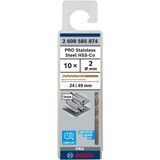 Metal drill bits HSS-Co, DIN 338 2 x 24 x 49 mm 10 pcs.