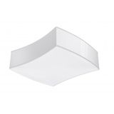 SOLLUX - Ceiling lamp SQUARE 1 white SL.1054