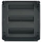 AV/I44-200 MCB enclosure, IP65, mounting rail vertical, HxWxD=375x375x225mm