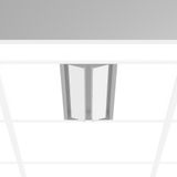 TX-MOVE, 35...68 W, 4900...8750 lm, 840, silver, DALI Recessed project