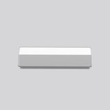 Replacement glass, moulded glass L 315 B 85 H 71 colour: white