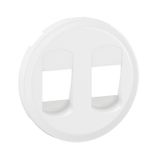 DOUBLE LOUDSPEAKER ROCKER WHITE