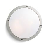 SONNY ceiling silver grey 230V LED E27 2x15W IP54