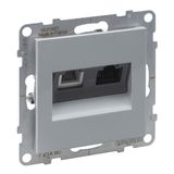 RJ11+RJ45 CAT6 UTP ALUMINIUM