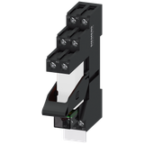 Plug-in relay complete unit 24 V DC, 1 CO, LED module red base