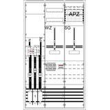 WA39KK41 9RE 3FB Complete cabinet according to FNN In 200A with three-point fastening