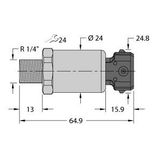 Pressure Transmitter With Current Output (2-Wire)   PT600R-2110-I2-AMP3J1