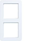 Double cover frame, C.1, matte light white