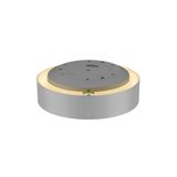 MEDO® 30, wall- and ceiling-mounted light, round, 2700/3000/4000K, 12W, trailing-edge phase, 110°, grey
