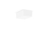 Replacement glass, moulded glass L 265 B 190 H 97 colour: white