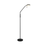 Moreno LED floor lamp matt black rechargeable