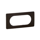 PLATE 2G LARGE MAT BLACK