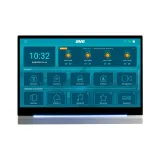 MONITOR WITH 18" TOUCH SCREEN DISPLAY FOR V44 SMART SYSTEM. LAN + WI-FI CONNECTION, NATURAL BRUSHED ALUMINUM COLOR (ALS).