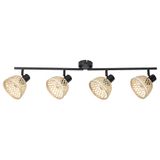 RATTAN E14 4X40W 3136