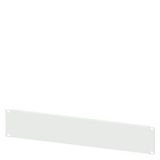 SIVACON, cover, for 19" frame, 2 HU, RAL7035