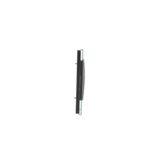 Single TV socket final, black matt