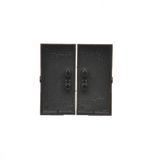 Roller blind momentary switch with key, graphite mat