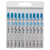 10-piece jigsaw blade set Basic for Metal 10 pcs.