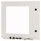 XTMPIX40WD-H550W600 Front door for IZMX40, withdrawable, HxW=550x600mm, IP55, grey