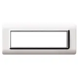44 MOULD.PLATE WHITE CHROME FR.  7M