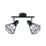 CEILING LAMP ARTEMIS 2 BLACK E14 2X40 IP20