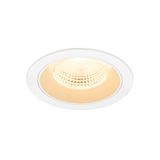 NUMINOS© L, recessed ceiling light, 3000K, 55ø IP20 round wh