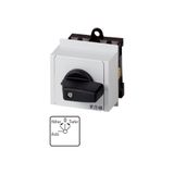 T0-3-8152/IVS Reversing switches, T0, 20 A, service distribution board mounting, 3 contact unit(s), Contacts: 6, 45 °, maintained, Aus-H¶her>0