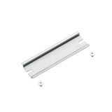 Terminal rail, Terminal rails, Steel, galvanic zinc plated and passiva