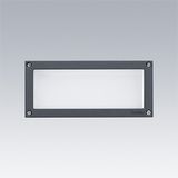 AXYL TRIM L OPAL 6L930 S/S RD ANT - LED wall mounted luminaire