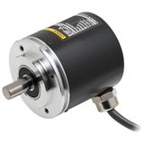 E6F 1024M Encoder, absolute, 256ppr, 8-bit, 12-24 VDC, gray code output, 2m cable E6F 1024M