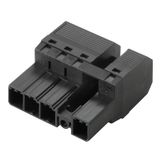 PCB plug-in connector, male plug, 7.62 mm, Number of poles: 3, 180°, PUSH IN without actuator, Tension-clamp connection, Clamping range, max. : 10 mm², Box