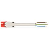 pre-assembled connecting cable;Eca;Socket/open-ended;red