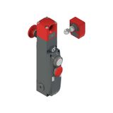 NG series safety switch with lock and integrated control devices, with actuator