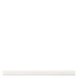 Labeling plate, flat, width: 10.2 mm, snap-on mounting, white, 10/16 mm2