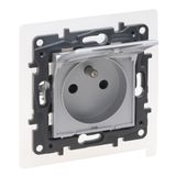 2P+E SOCKET FRENCH STANDARD SCREW IP44 ALUMINIUM