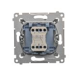 5 gang frame for plasterboard box, Bronze matt, metalic