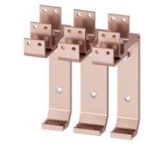 copper cable connection ACB L 3WA size 2 (2500 A), fixed-mounted version