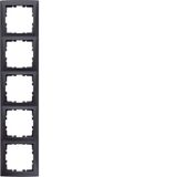 Frame 5gang, S.1, ant., matt